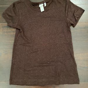 H&M brown cotton T